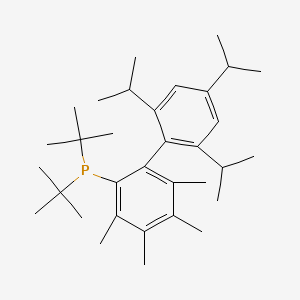 Di-tert-butil[3,4,5,6-tetrametil-2',4',6'-tris(propan-2-il)-[1,1'-bifenil]-2-il]fosfan丨CAS 857356-94-6