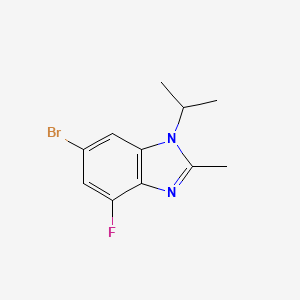 6-Bromo-4-fluoro-1-isopropil-2-metil-1H-benzodimidazol丨CAS 1231930-33-8